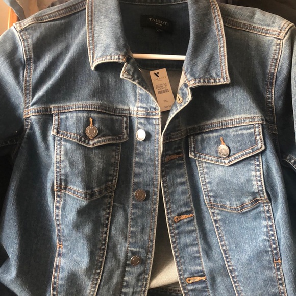 talbots jean jacket